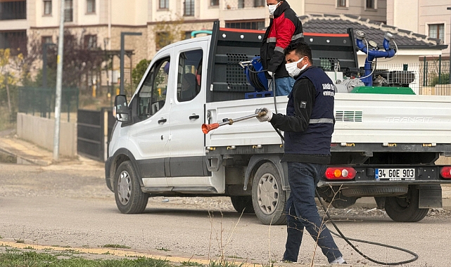 Karabük Belediyesi'nden Şehir Genelinde İlaçlama Çalışması