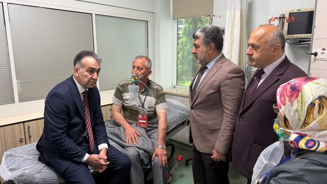 VALİ ÇAĞATAY, GAZ SIZINTISINDAN ETKİLENEN ŞEHİT AİLELERİNİ ZİYARET ETTİ