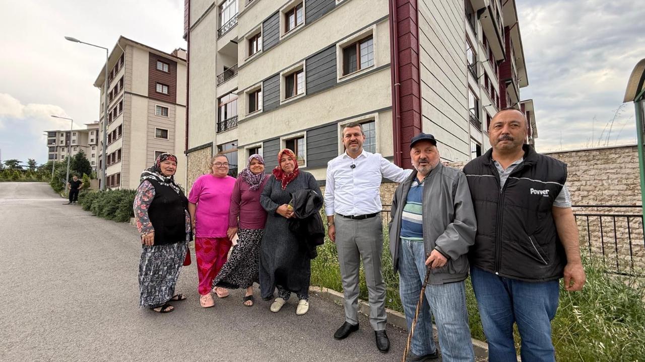 BAŞKAN ÇETİNKAYA BELEN TOKİ SAKİNLERİNE MÜJDEYİ VERDİ