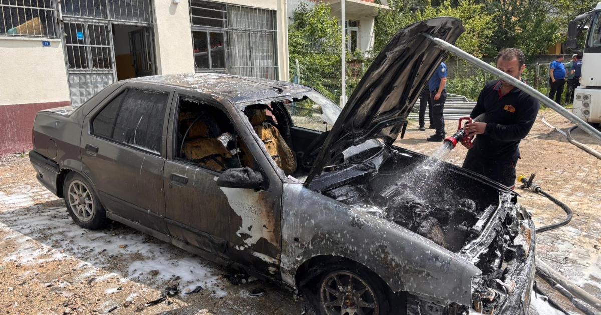 Seyir halinde bir anda alev aldı